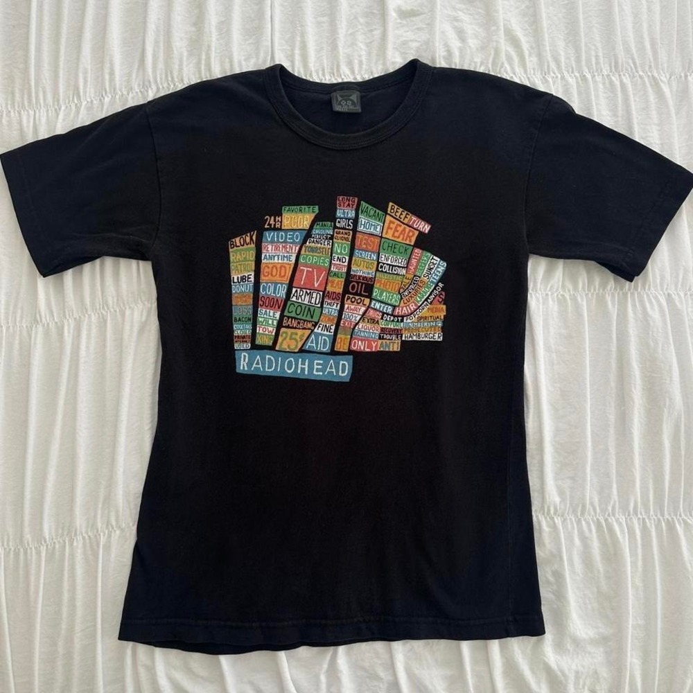 Y2K Vintage Radiohead M Hail to the Thief Album Concert Tee 2003